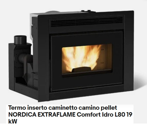 Inserto camino pellet - camino, della